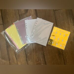 Personal planner A5 inserts set New